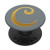 Golden Initial Letter C On Slate Gray PopSockets PopGrip Swappable Grip for Phones  and  Tablets