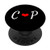 Matching Initial C  and  P Letter Alphabet Monogram PopSockets Grip and Stand for Phones and Tablets