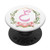 Pink Floral Wreath Monogram Initial Letter E Phone Grip PopSockets Grip and Stand for Phones and Tablets