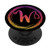 Nurse Gift Stethoscope Personalized Initial Name Letter W PopSockets Grip and Stand for Phones and Tablets