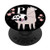 Cute Llama Panda Gifts Lover Flowers Girls Black Letter P PopSockets Grip and Stand for Phones and Tablets