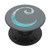 Silver Light Blue Initial Letter C On Slate Gray PopSockets PopGrip Swappable Grip for Phones  and  Tablets