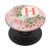 Unicorn Flowers Monogram Initial Letter H Pink Gradient PopSockets Grip and Stand for Phones and Tablets
