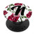 Letter N - Monogram Name Initials with a red rose pattern PopSockets Grip and Stand for Phones and Tablets