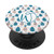 Cute Pineapple Monogram Initial Letter W - Pink and Blue PopSockets Grip and Stand for Phones and Tablets