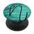 Black Letter N Initial on Vintage Mint Green PopSockets PopGrip Swappable Grip for Phones  and  Tablets