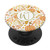 Cute Pumpkin Fall Time Pattern - Monogram Initial Letter W PopSockets Grip and Stand for Phones and Tablets