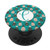 Cute Teal and Pink Pineapple Monogram Initial Letter C PopSockets Grip and Stand for Phones and Tablets