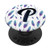 Letter P - Monogram Name Initials - Feathers Pattern PopSockets Grip and Stand for Phones and Tablets