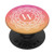 Pink Orange Ombre Mandala Flower Monogram Letter W Initial PopSockets PopGrip Swappable Grip for Phones  and  Tablets