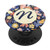 Pretty Initial Letter N Monogram on Floral Pattern PopSockets Grip and Stand for Phones and Tablets