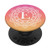 Pink Orange Ombre Mandala Flower Monogram Letter E Initial PopSockets PopGrip Swappable Grip for Phones  and  Tablets