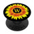Initial W Letter Sunflower Floral Design Flower - Sunflower PopSockets Grip and Stand for Phones and Tablets