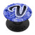 Letter V - Blue Roses Monogram Name Initials PopSockets Grip and Stand for Phones and Tablets