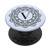 Black Mermaid White Monogram Letter V Initial Mandala Flower PopSockets PopGrip Swappable Grip for Phones  and  Tablets