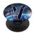 Letter V Initial Astronaut Blue Outer Space Nebula Monogram PopSockets PopGrip Swappable Grip for Phones  and  Tablets