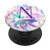 Purple Letter N Initial Wolf Watercolor Paint Monogram PopSockets PopGrip Swappable Grip for Phones  and  Tablets