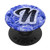 Letter N - Blue Roses Monogram Name Initials PopSockets Grip and Stand for Phones and Tablets