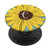 Cute Sunflower Letter C Monogram Initial Floral PopSockets Grip and Stand for Phones and Tablets