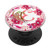 Cute Sloth  and  Flowers Letter E Initials Monogram PopSockets PopGrip Swappable Grip for Phones  and  Tablets