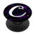 C Letter Monogram Galaxy Space Nebula Cosmic Initial Name PopSockets Grip and Stand for Phones and Tablets