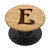 Rustic Letter E First Initial Monogram PS13790E PopSockets Grip and Stand for Phones and Tablets