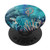 Teal Gray Turquoise Mint Turtle Monogram Initial Letter P PopSockets Grip and Stand for Phones and Tablets