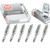 6 pcs NGK V-Power Spark Plugs for 1997-1999 Oldsmobile Cutlass 3.1L V6 - Engine Kit Set Tune Up