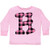 inktastic Pink Buffalo Plaid Initial H Toddler Long Sleeve T-Shirt 3T Pink 3c8bd