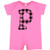 inktastic Pink Buffalo Plaid Initial P Infant Romper 24 Months Raspberry 3c8c5