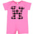 inktastic Pink Buffalo Plaid Initial W Infant Romper 12 Months Raspberry 3c8cc