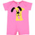 inktastic Cute N Monogram Doggie Infant Romper 12 Months Raspberry 3c8dd