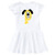 inktastic Cute P Monogram Doggie Infant Dress 6 Months White 3c8df
