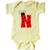 inktastic Cute Lady Bug Initial N Infant Creeper Newborn Banana 3ca9d