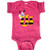 inktastic Cute Bee Initial W Infant Creeper 18 Months Retro Heather Pink 3caf9