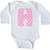 inktastic Cute Pink Chevron Initial H Long Sleeve Creeper Newborn White 3cb6c