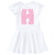 inktastic Cute Pink Chevron Initial H Infant Dress 6 Months White 3cb6c