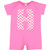 inktastic Cute Pink Chevron Initial H Infant Romper 18 Months Raspberry 3cb6c