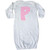 inktastic Cute Pink Chevron Initial P Newborn Layette White 3cb74