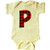 inktastic Red Buffalo Plaid Initial P Infant Creeper 18 Months Banana 3cb8e