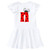 inktastic Lowercase Ladybug Letter N Infant Dress 18 Months White 3cbe9