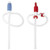 Portable Gas Pump Bundle Hand-Powered Liquid Transfer Pump 5-GPM  and  Gas Can Pump with 3-Adapters for Oil Gas Kerosene Diesel Transfer