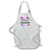 3dRose apr_193280_2 Only The Best Moms Get Promoted to Grandmother. Medium Length Apron, 22 by 24", with Pouch Pockets