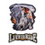 2Pcs Live to Ride Embroidered Iron-ON Patch Largesize R.I.P.