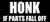 JR Studio 3x9 inch Honk If Parts Fall Off Bumper Sticker Funny Junk Junker Old car Vinyl Decal Sticker Car Waterproof Car Decal Bumper Sticker