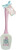 Cook Shop 207000013 "Keep calm and Bake" Spatula, Pale Pink Pastel