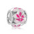 CharmSStory Filigree Orchid Flower Love Enamel Charm Beads Charms for Bracelets Pink