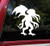 Minglewood Trading Silver - 2-Pack Cthulhu Vinyl Decals V2 - H.P. Lovecraft The Call of Cthulhu - Die Cut Stickers - Each 2.5w x 2.75h inches