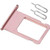 Rose Gold Sim Card Tray Slot Holder Replacement Repair Part Compatible with iPhone 5S / SE plus  2 Eject Pin