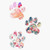 Floral Paw Print Trio Sticker Vinyl Waterproof Sticker Decal Car Laptop Wall Window Bumper Sticker 5inch